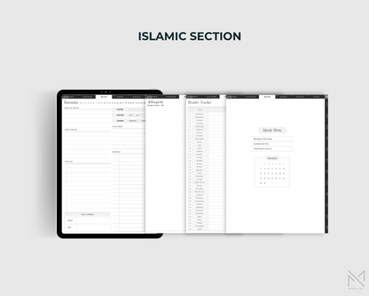 2024 Muslim Digital Planner Dark