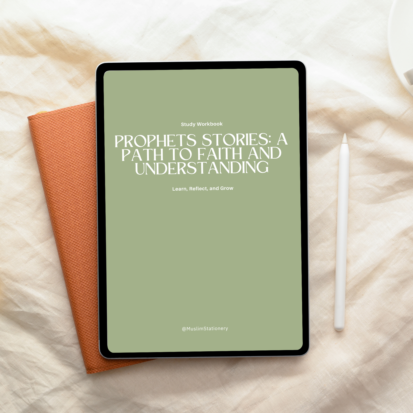 Prophets Study Journal | Guided Islamic Workbook | Prophets Study Guide | Islamic Exercise Book | Muslim Homeschool Resource