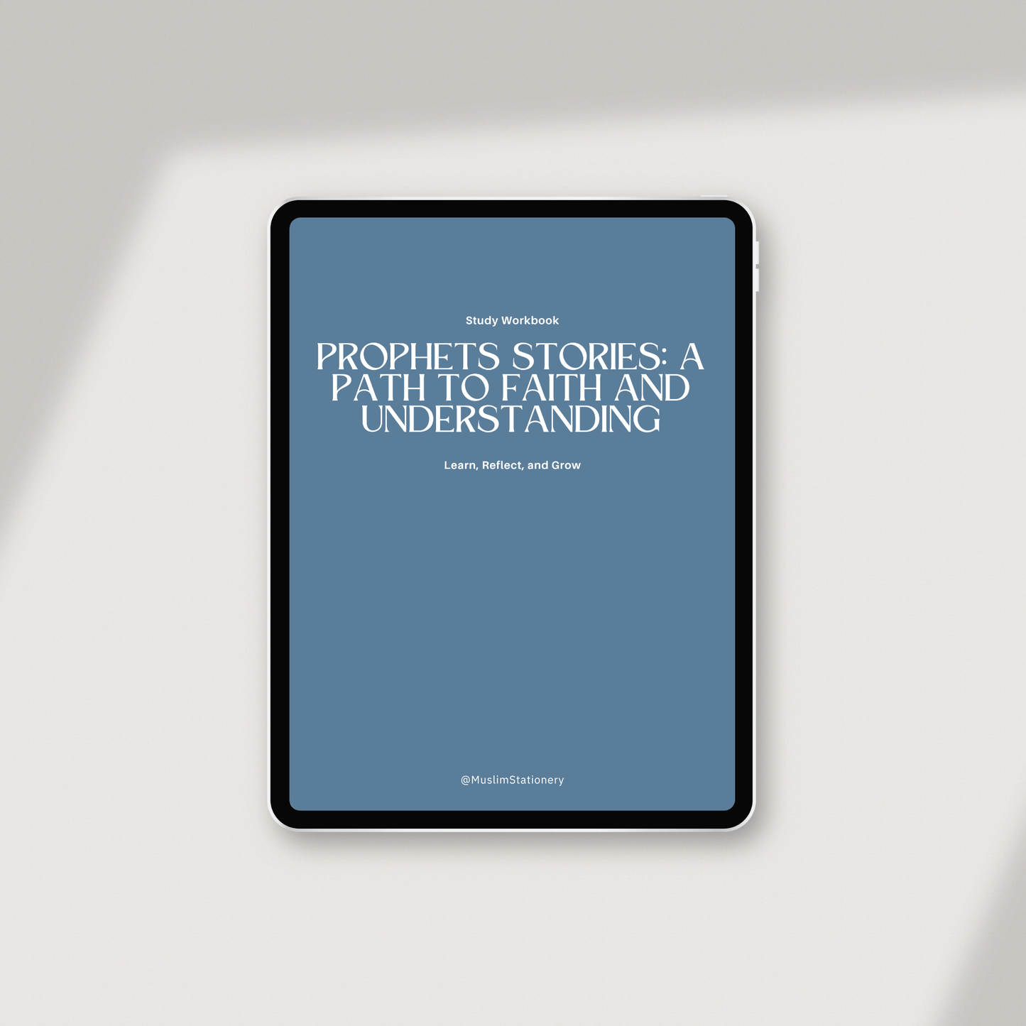 Prophets Study Journal | Guided Islamic Workbook | Prophets Study Guide | Islamic Exercise Book | Muslim Homeschool Resource