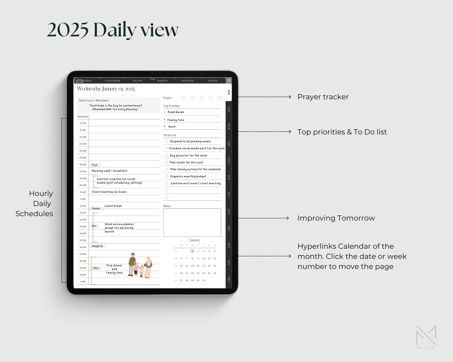 2025 Muslim Planner Digital