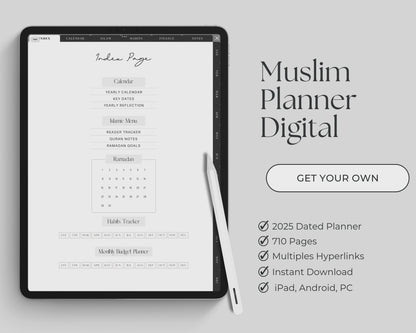 2025 Muslim Planner Digital